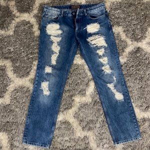 21 mens jeans + great fit 34/32